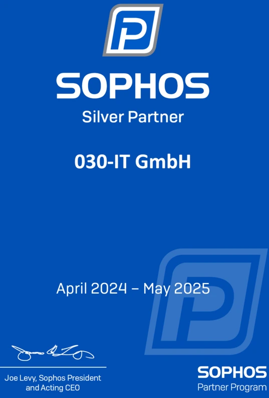 Sophos Silver Partner
